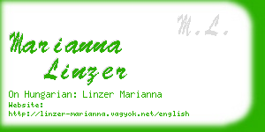 marianna linzer business card